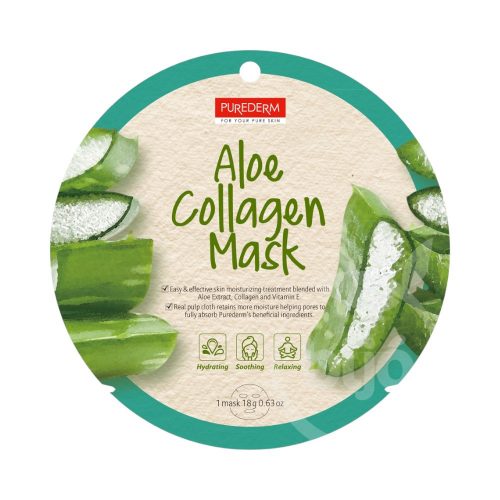 Purederm aloe vera fátyolmaszk 1 db