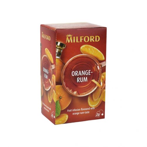 Milford narancs-rum ízű gyümölcstea 20x2,5g 50 g