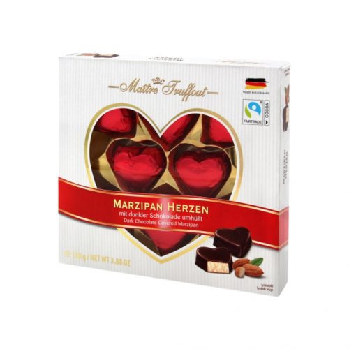 Maitre t. Marzipan herzen marcipán étcsokoládé bevonattal 110g