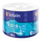 CD-R lemez, 700MB, 52x, 50 db, zsugor csomagolás, VERBATIM "DataLife"