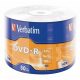 DVD-R lemez, 4,7GB, 16x, 50 db, zsugor csomagolás, VERBATIM