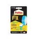 Ragasztószalag, kétoldalas, 19 mm x 1,5 m, HENKEL "Pattex Fix 80 kg", kék