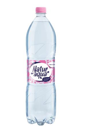 Ásványvíz, szénsavmentes, NATUR AQUA, 1500 ml