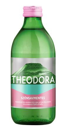 Ásványvíz, szénsavmentes, üveges, THEODORA, 330 ml"Kereki"