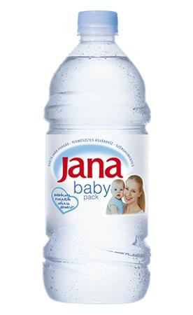 Ásványvíz, szénsavmentes, JANA, 1000 ml, "Baby Pack"