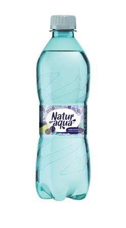 Ásványvíz, ízesített, NATUR AQUA EMOTION, szeder-lime zero 500 ml