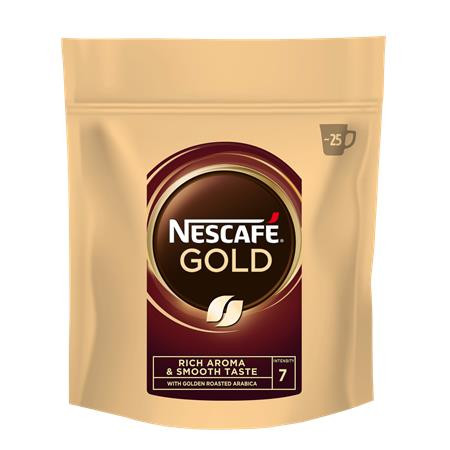 Instant kávé, 50 g, utántöltő, NESCAFÉ "Gold"