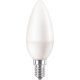 LED izzó, E14, gyertya, B38, 7W, 806lm, 2700K, PHILIPS "CorePro"