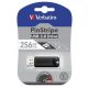 Pendrive, 256GB, USB 3.2, VERBATIM "Pinstripe", fekete