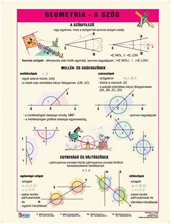 Tanulói munkalap, A4, STIEFEL "Geometria -a szög"